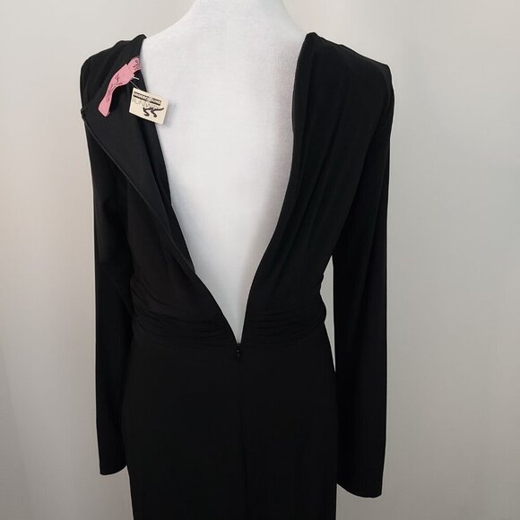 Eliza J New York Black Embellished Formal Dress Size 6 - Picture 6 of 11